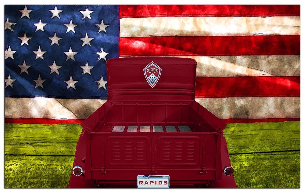 fan creations Colorado Rapids Patriotic Retro Truck 11x19