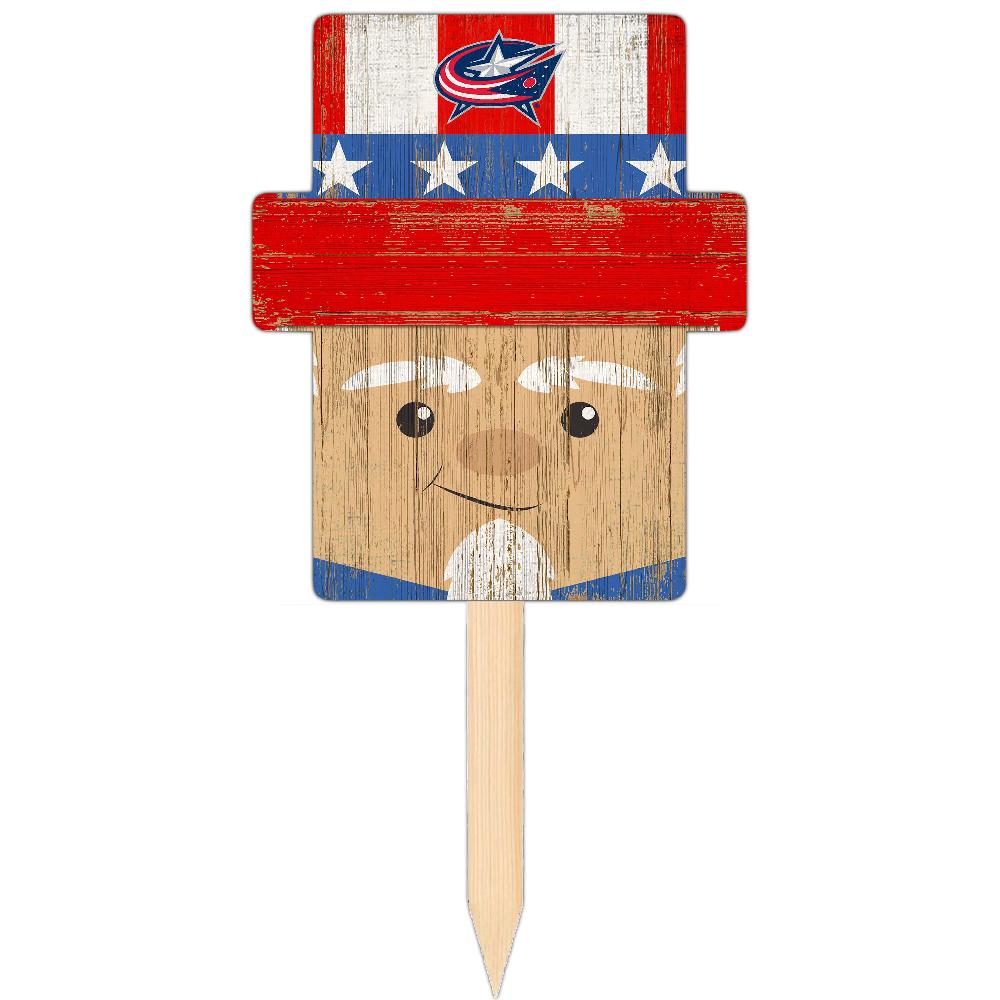 fan creations Columbus Blue Jackets Uncle Sam Head Yard