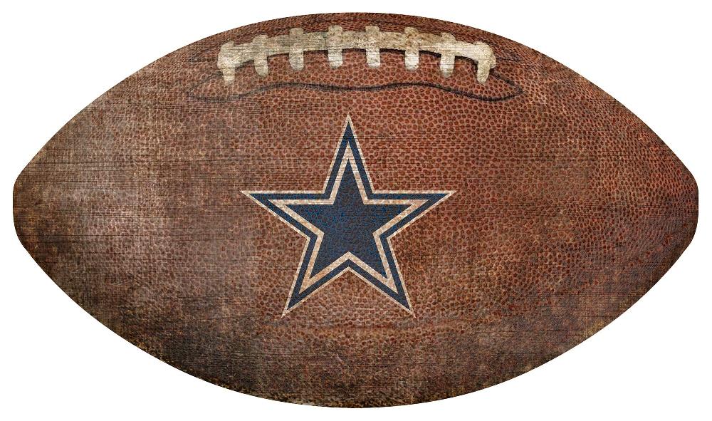 fan creations Dallas Cowboys 12in Football Shaped Sign