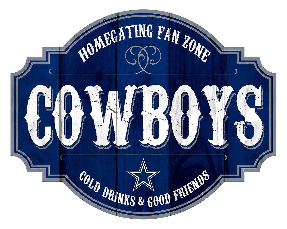 fan creations Dallas Cowboys Homegating Tavern 12in Sign