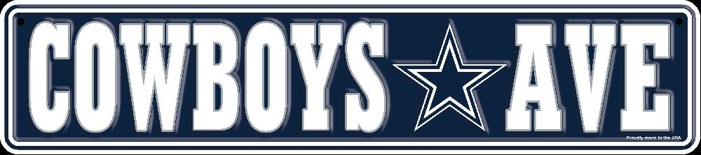 fan creations Dallas Cowboys Team Boulevard Metal 4x18