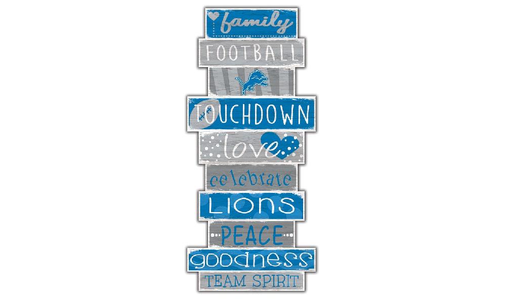 fan creations Detroit Lions Celebration Stack 24" Sign