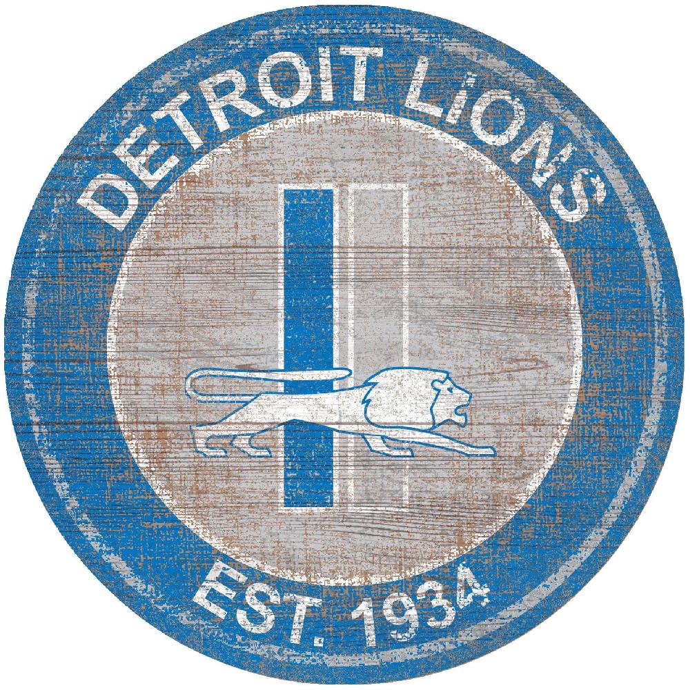 fan creations Detroit Lions Heritage Logo 24" Circle
