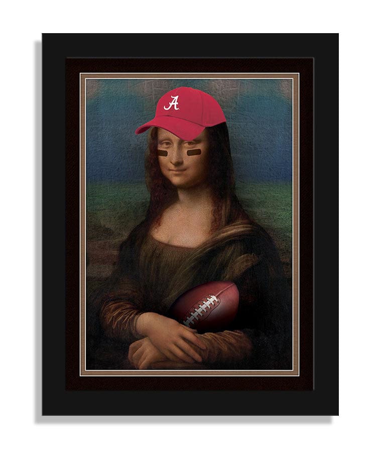 fan creations Alabama Mona Lisa Fan 12x16