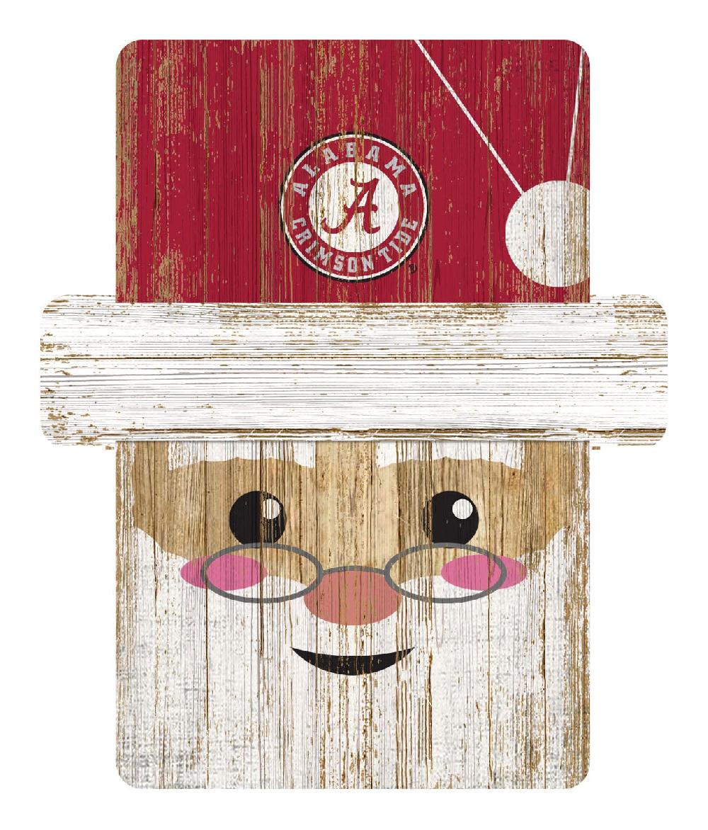 fan creations Alabama Santa Ornament