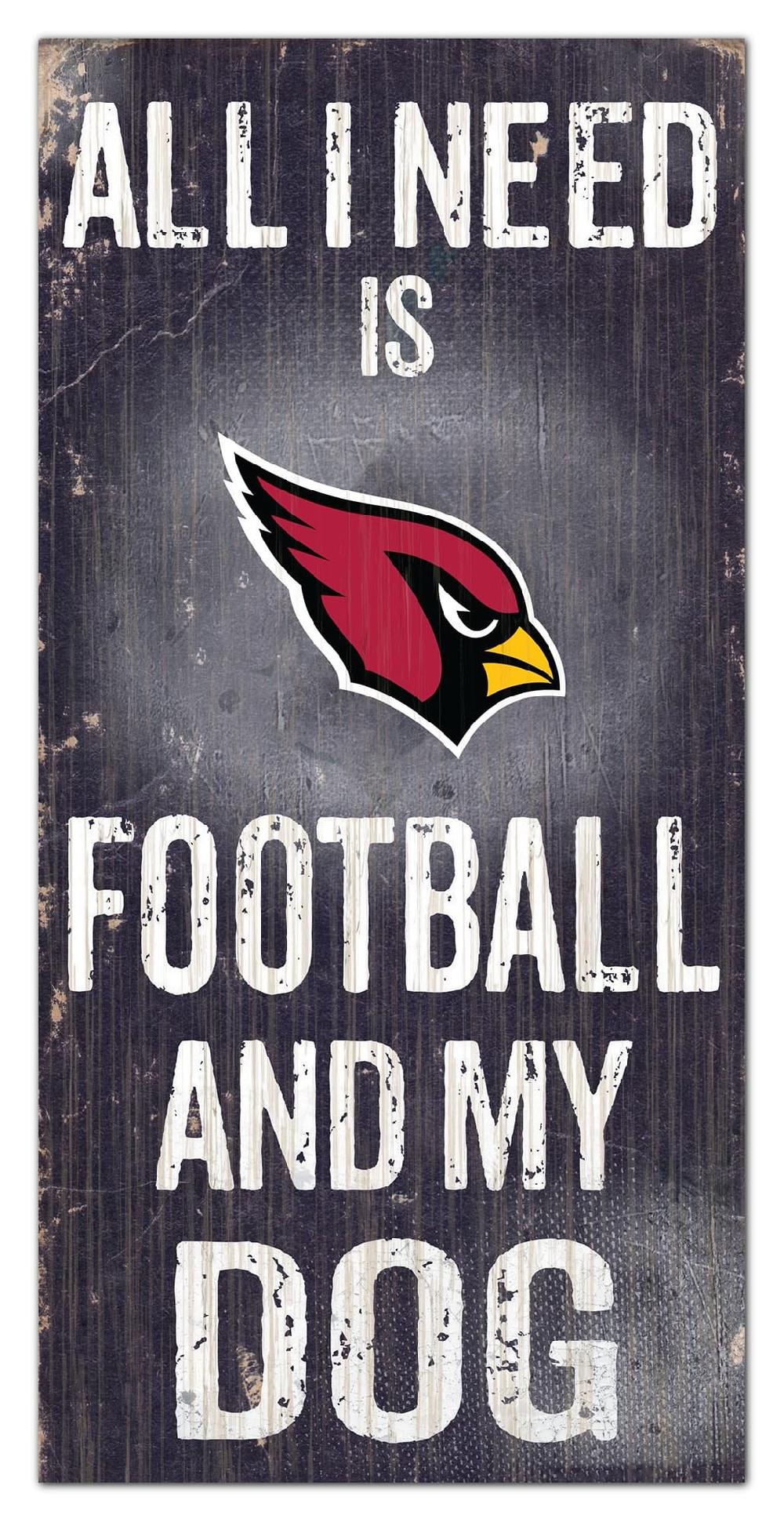 fan creations Arizona Cardinals My Dog 6x12 Sign