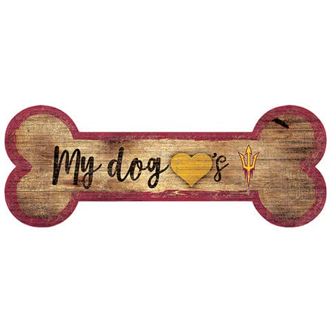 fan creations Arizona State Dog Bone Sign