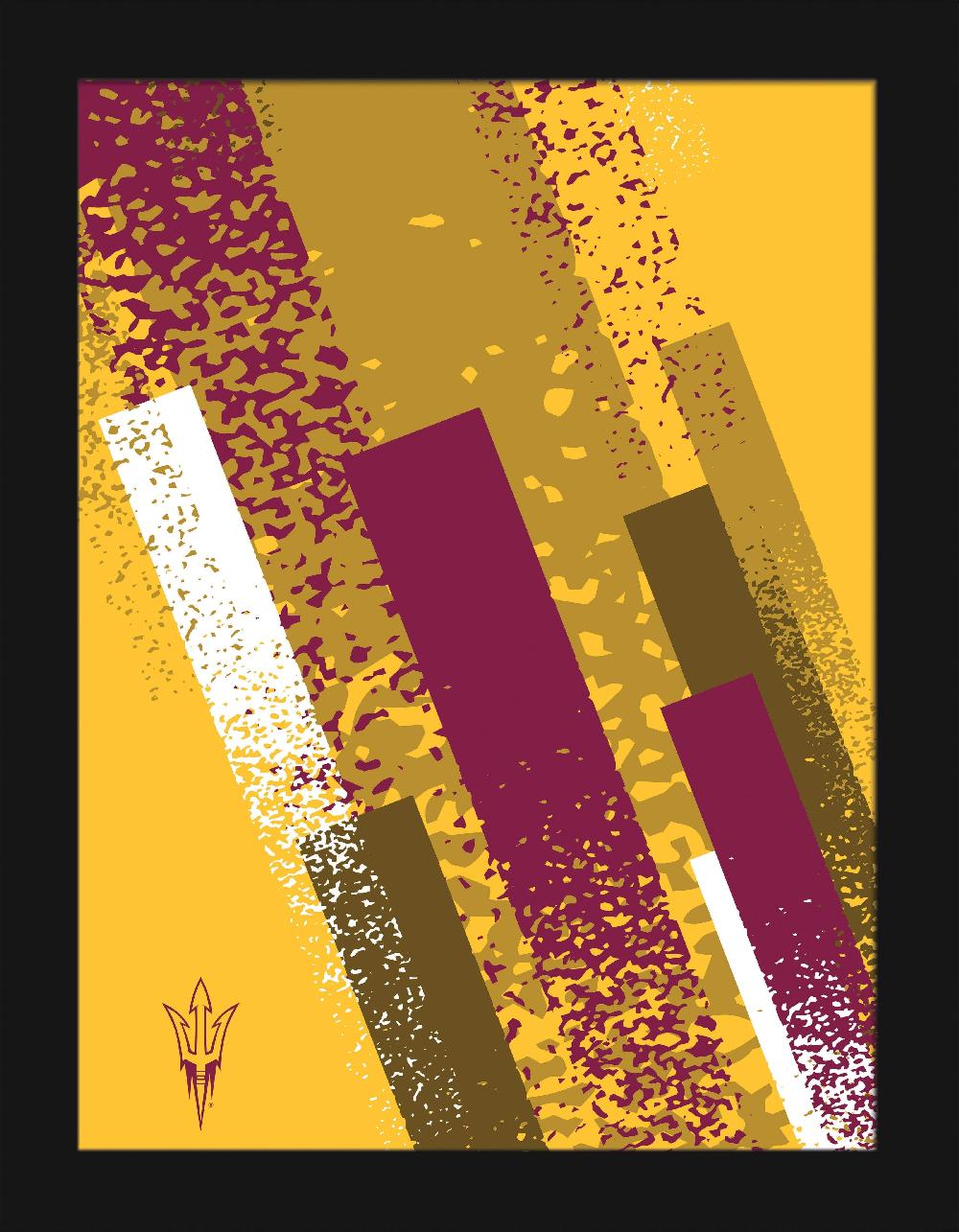 fan creations Arizona State Team Color 12x16