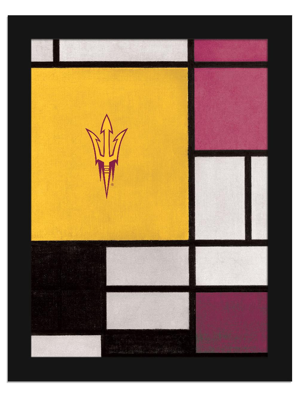 fan creations Arizona State Team Composition 12x16