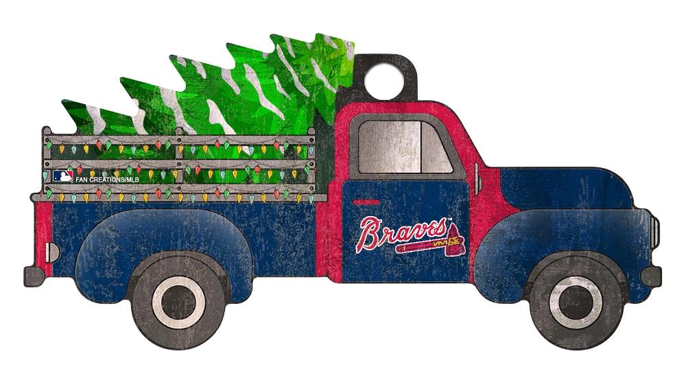 fan creations Atlanta Braves Truck Ornament