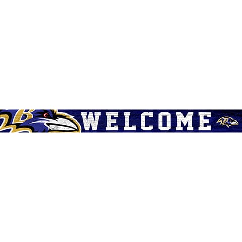 fan creations Baltimore Ravens 16in. Welcome Strip