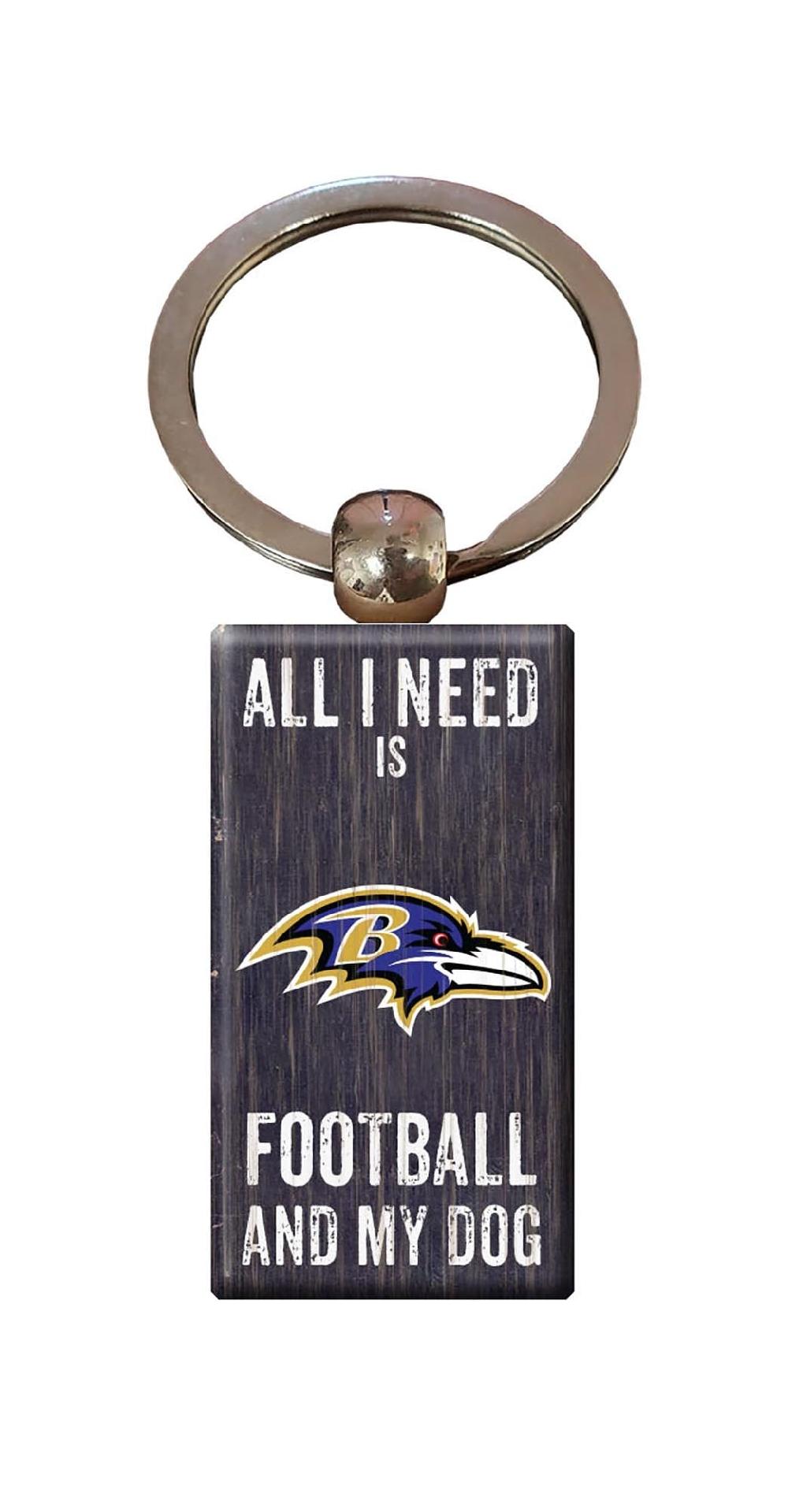 fan creations Baltimore Ravens All I Need Keychain