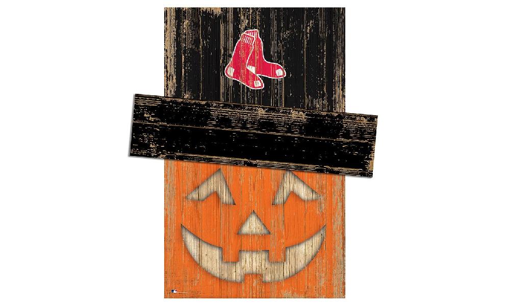 fan creations Boston Red Sox Pumpkin Head With Hat
