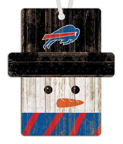 fan creations Buffalo Bills Snowman Ornament