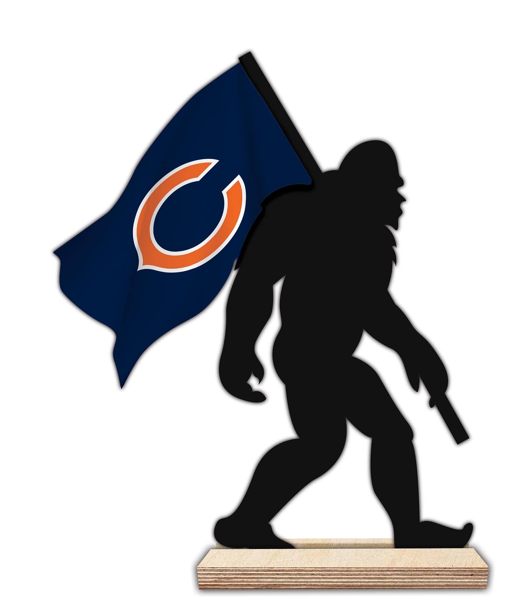 fan creations Chicago Bears 18 inch Bigfoot Cutout
