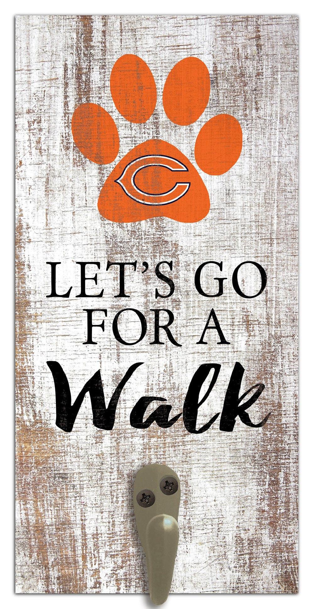 fan creations Chicago Bears Leash Holder 6x12 Sign