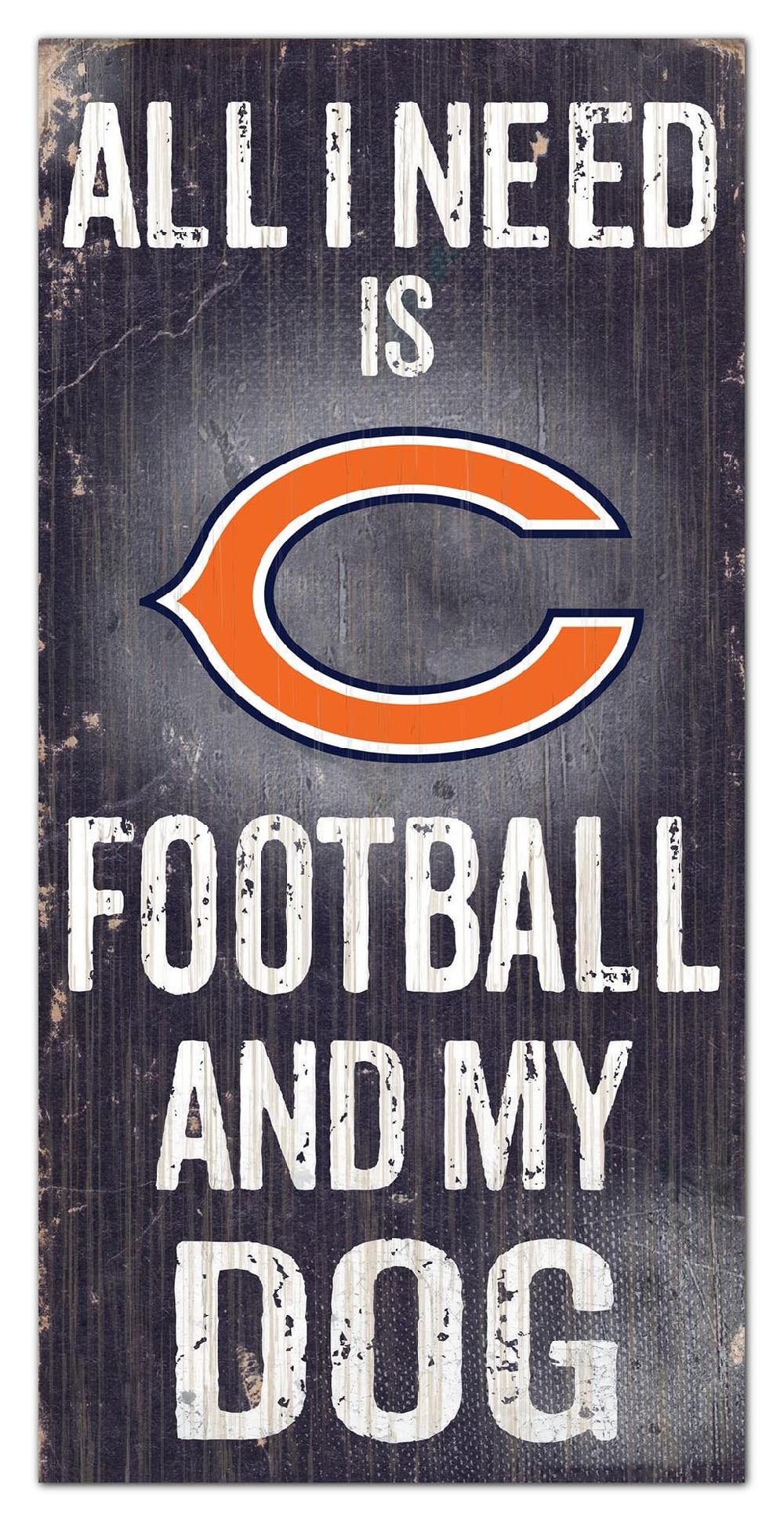 fan creations Chicago Bears My Dog 6x12 Sign