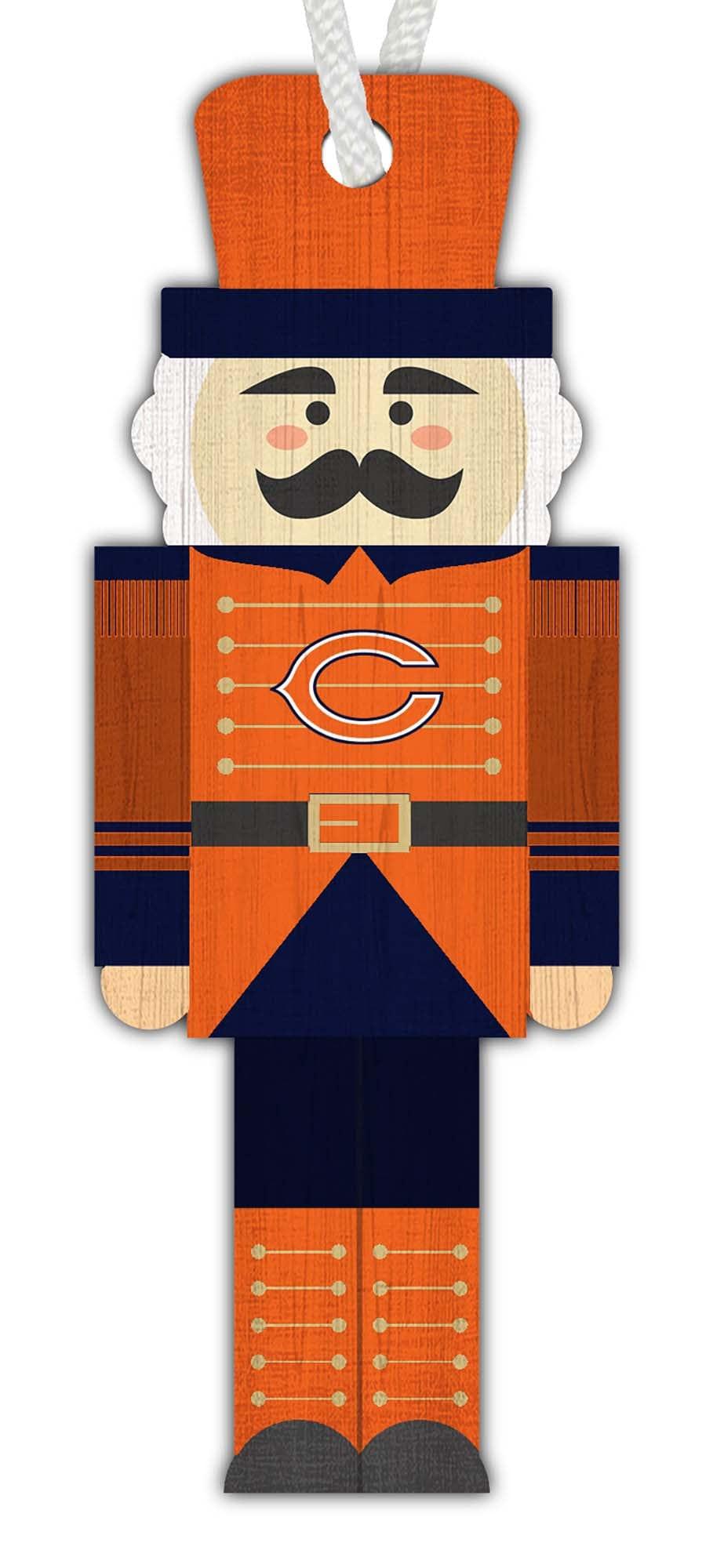 fan creations Chicago Bears Nutcracker Ornament