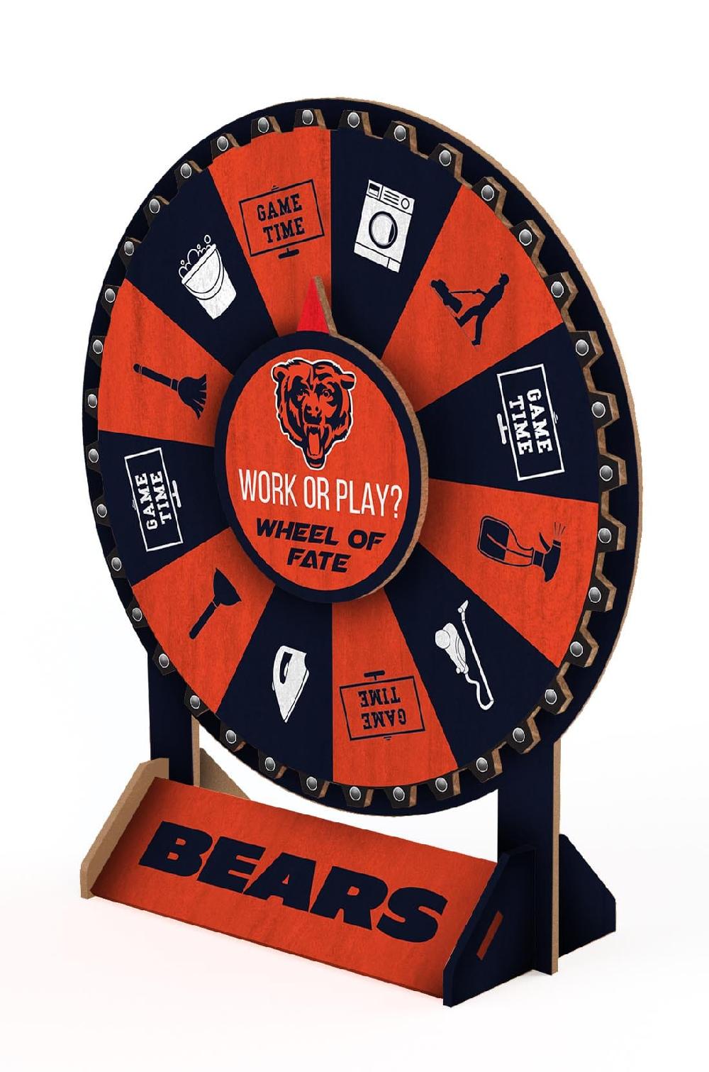fan creations Chicago Bears Wheel of Fate