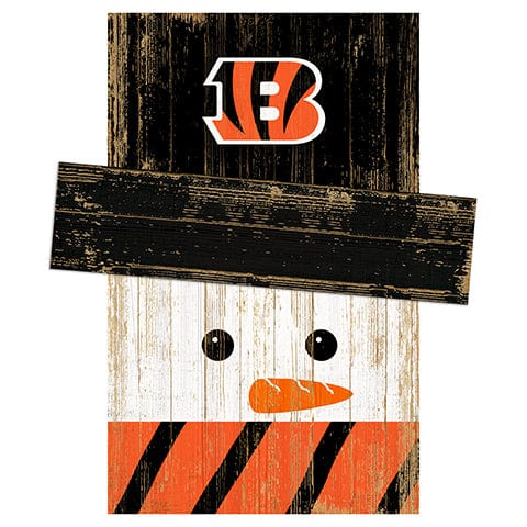 fan creations Cincinnati Bengals Snowman Head