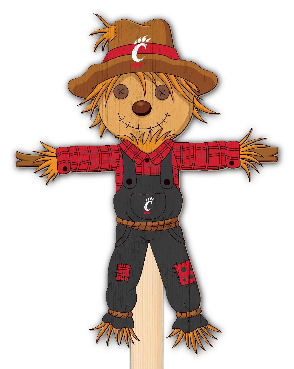 fan creations Cincinnati Scarecrow Yard Stake