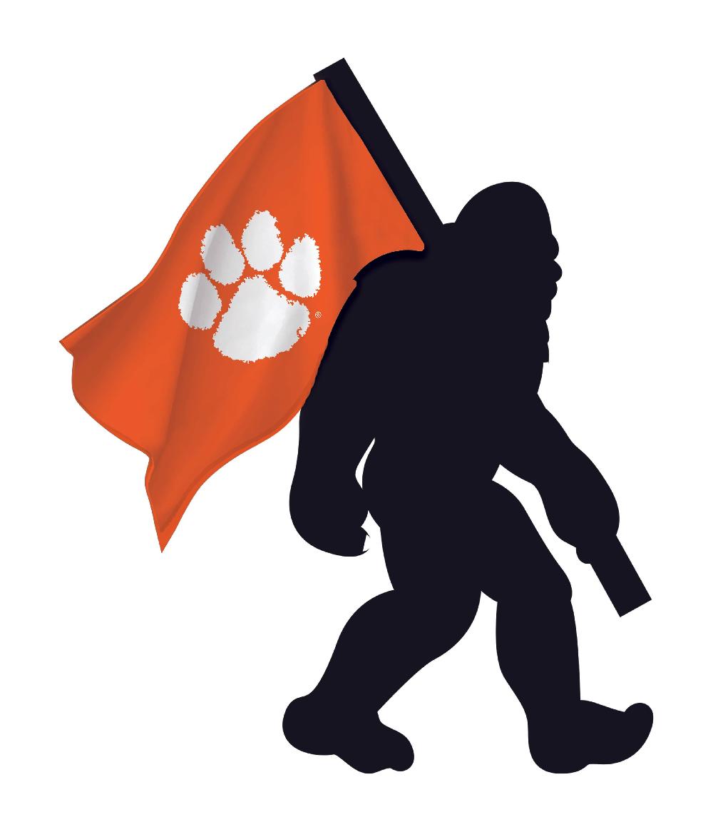 fan creations Clemson 18 inch Bigfoot Cutout