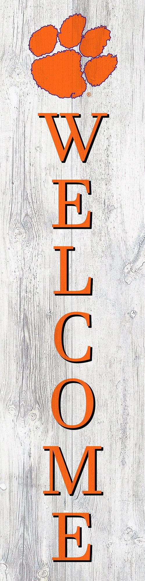 fan creations Clemson 24in Welcome Leaner