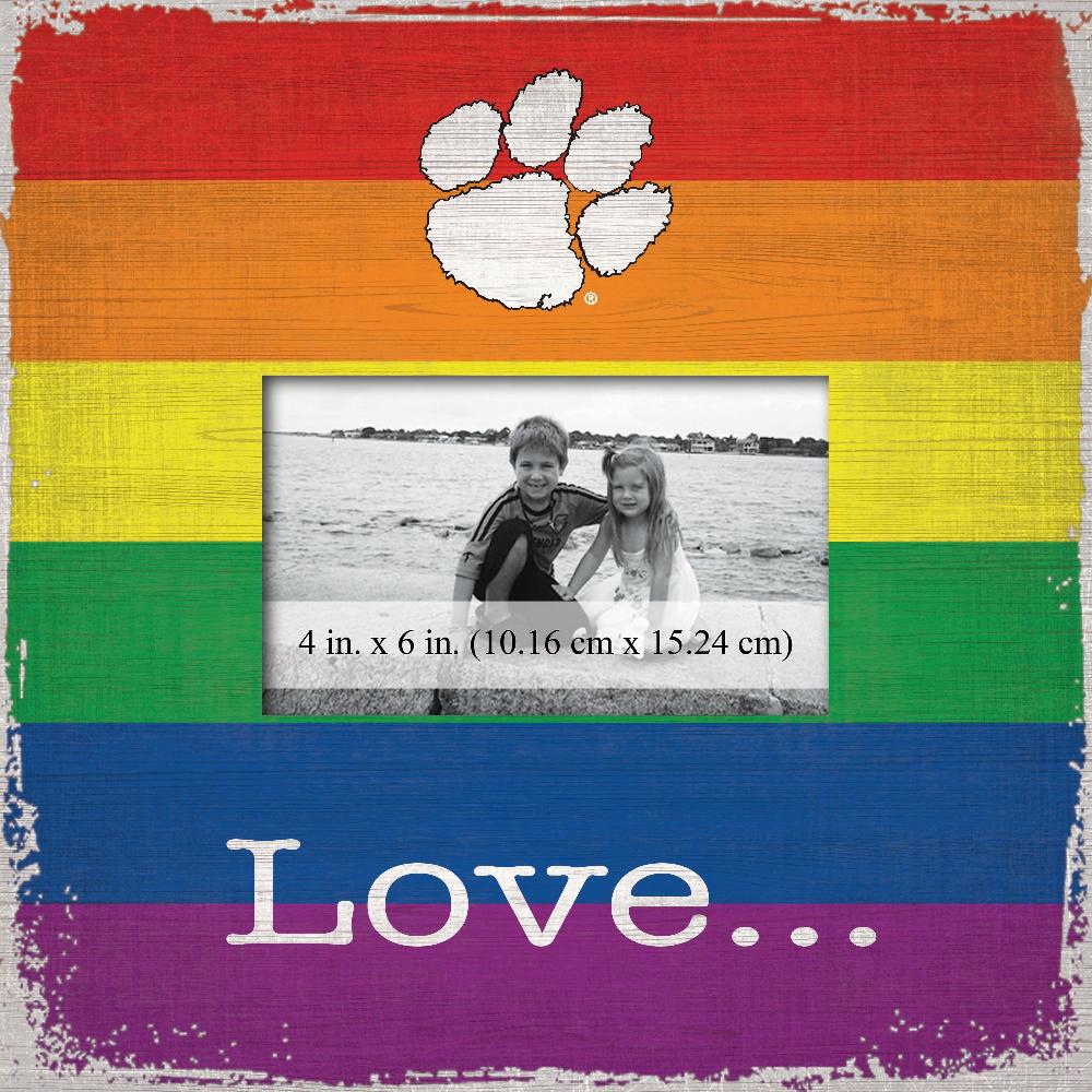 fan creations Clemson Love Pride 10x10 Frame