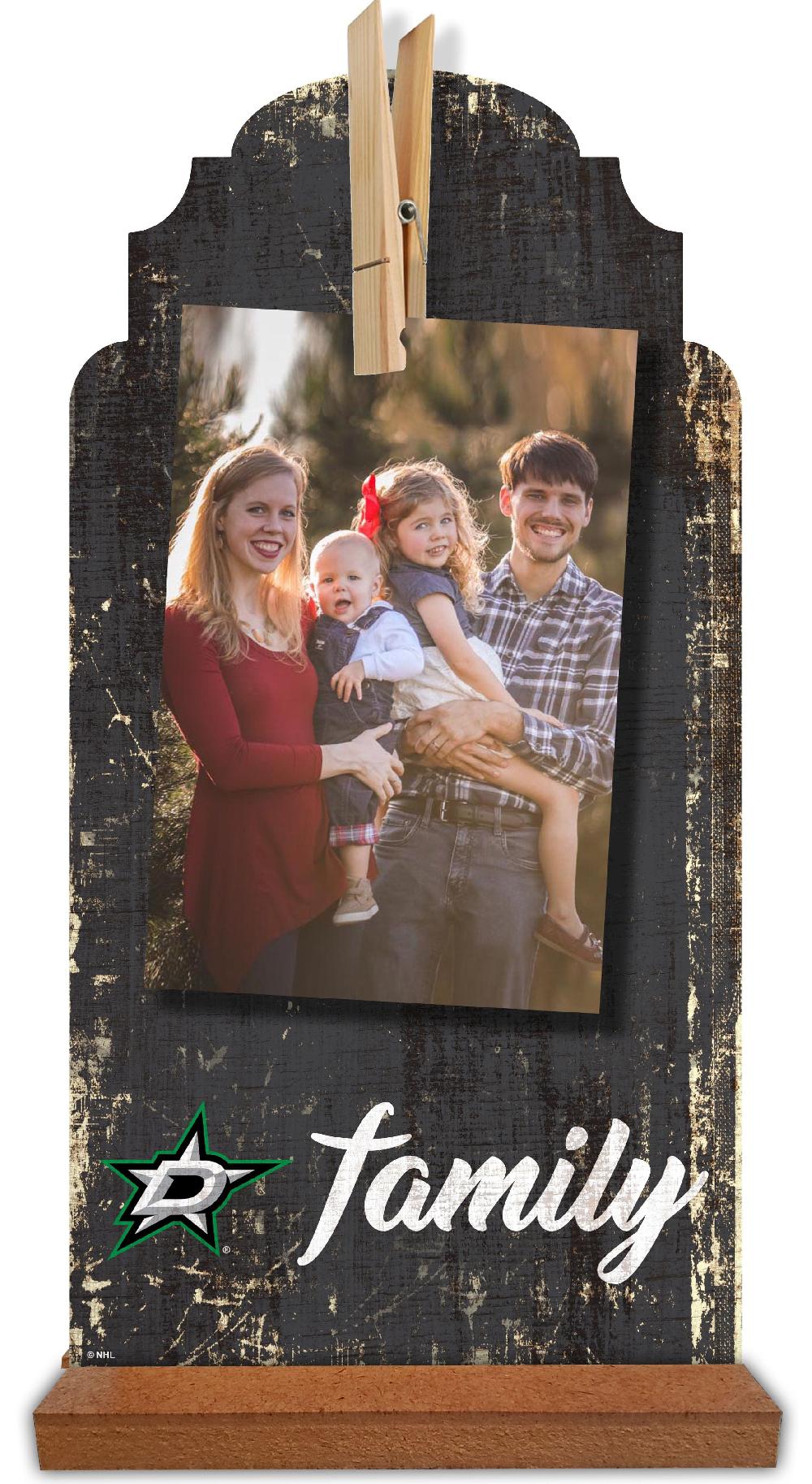 fan creations Dallas Stars Family Clothespin 6x12
