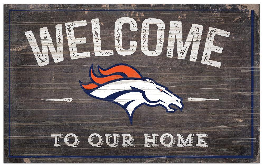fan creations Denver Broncos 11x19in Welcome Sign