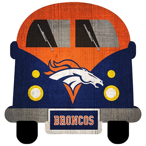 fan creations Denver Broncos 12" Team Bus Sign