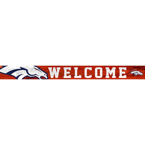 fan creations Denver Broncos 16in. Welcome Strip