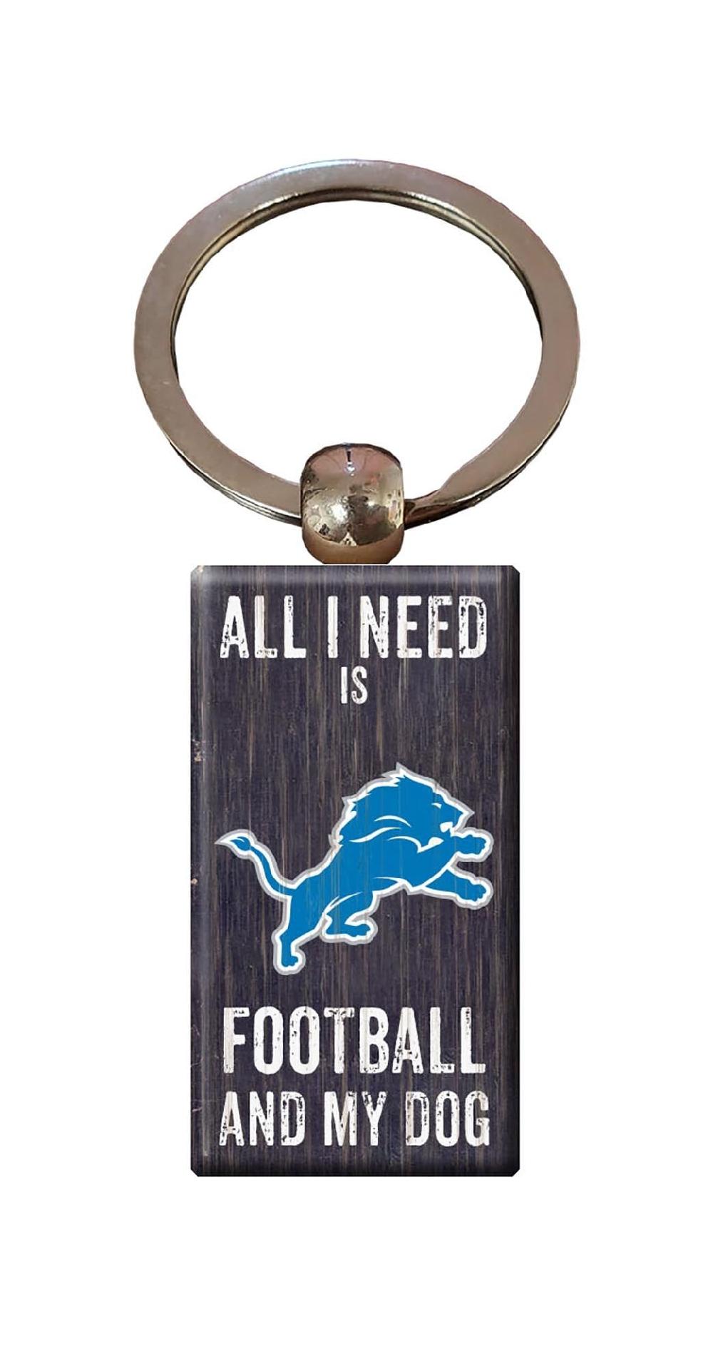 fan creations Detroit Lions All I Need Keychain