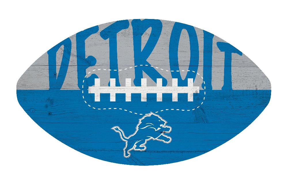 fan creations Detroit Lions City Football 12in