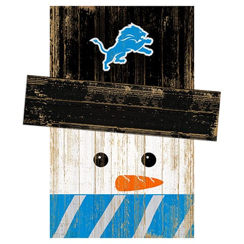 fan creations Detroit Lions Snowman Head