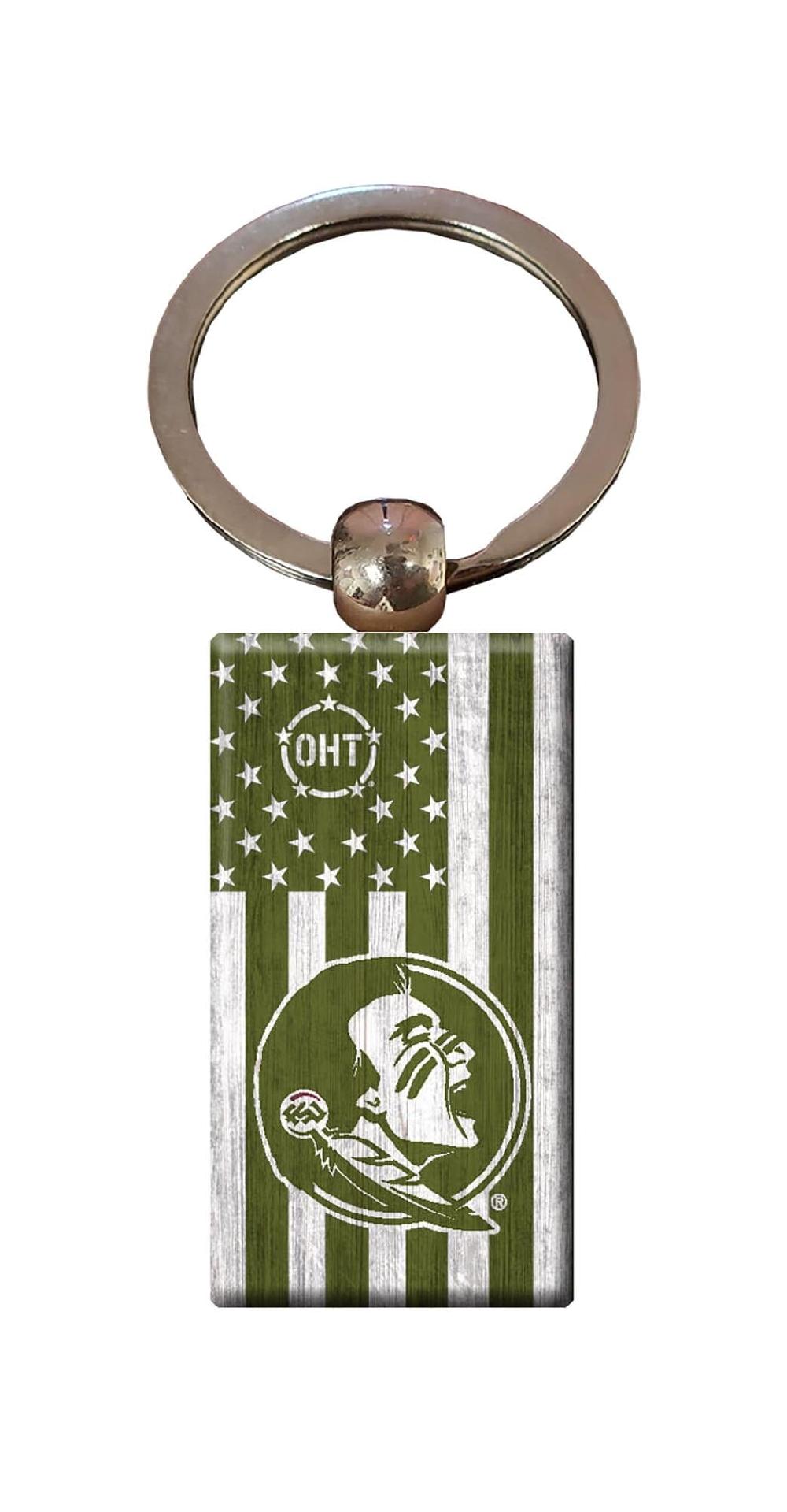fan creations Florida State OHT Flag Keychain