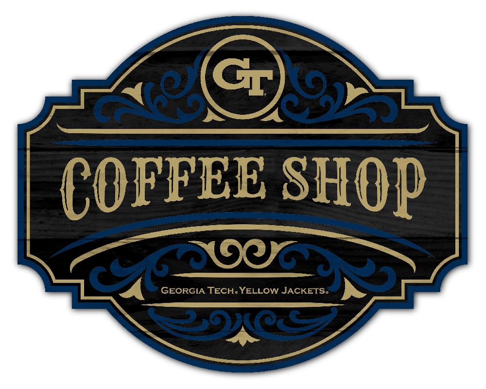 fan creations Georgia Tech Coffee Tavern Sign 24in