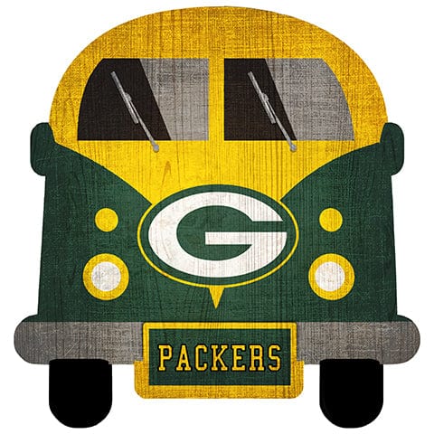 fan creations Green Bay Packers 12" Team Bus Sign