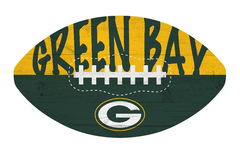 fan creations Green Bay Packers City Football 12in