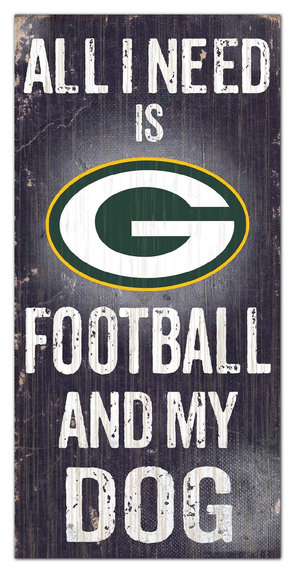fan creations Green Bay Packers My Dog 6x12 Sign