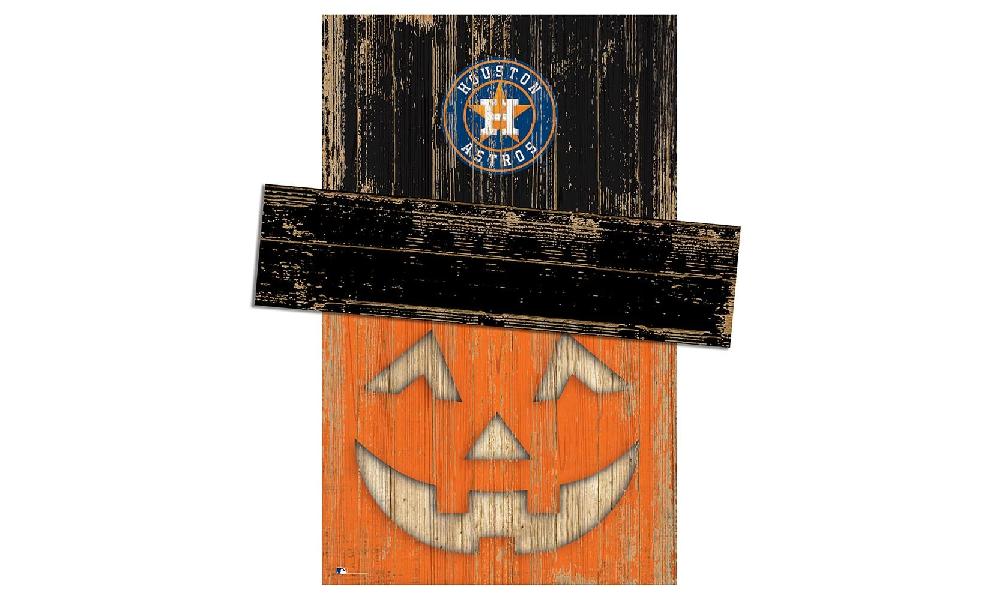 fan creations Houston Astros Pumpkin Head With Hat