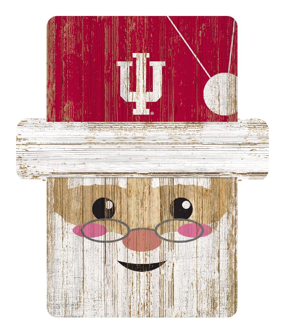 fan creations Indiana Santa Ornament