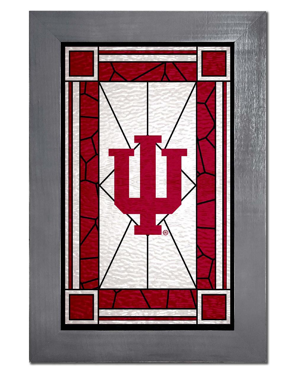 fan creations Indiana Stained Glass 11x19