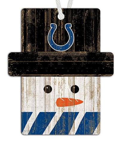 fan creations Indianapolis Colts Snowman Ornament