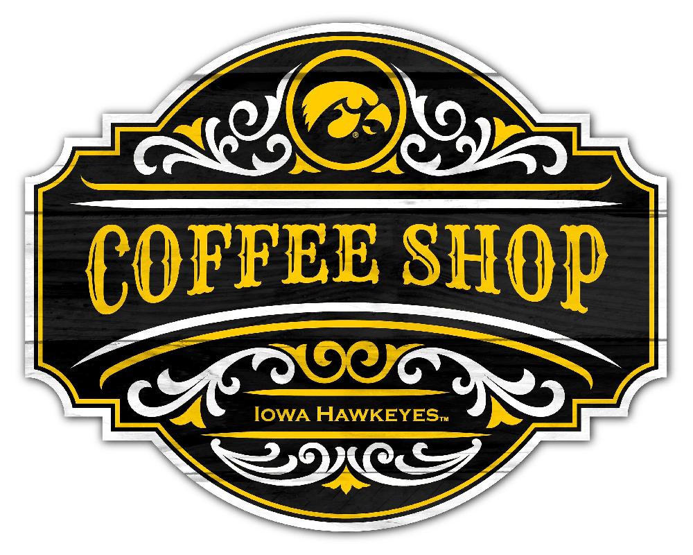 fan creations Iowa Coffee Tavern Sign 24in