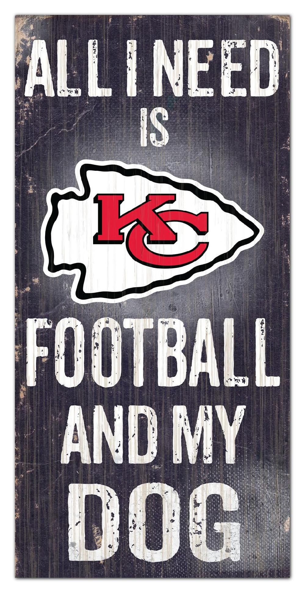 fan creations Kansas City Chiefs My Dog 6x12 Sign