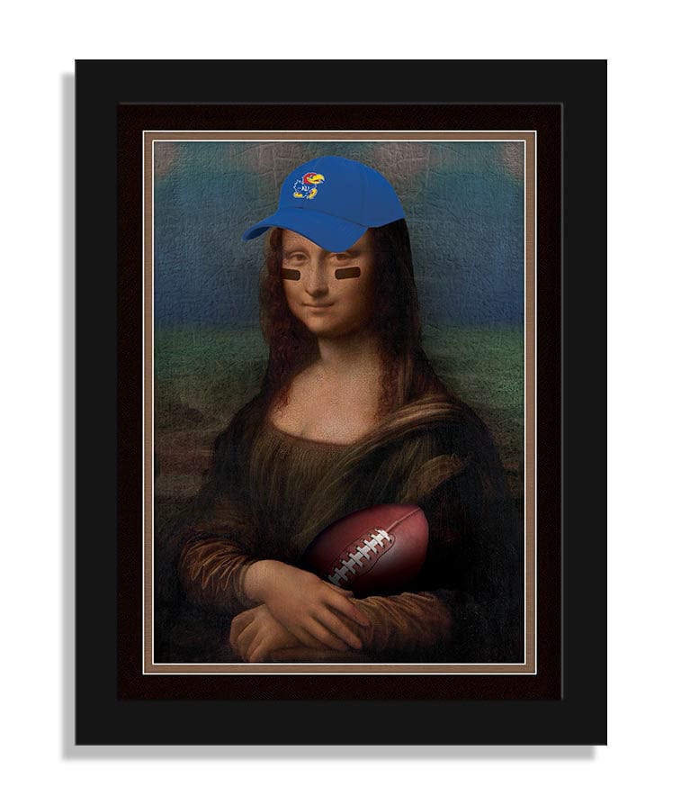 fan creations Kansas Mona Lisa Fan 12x16