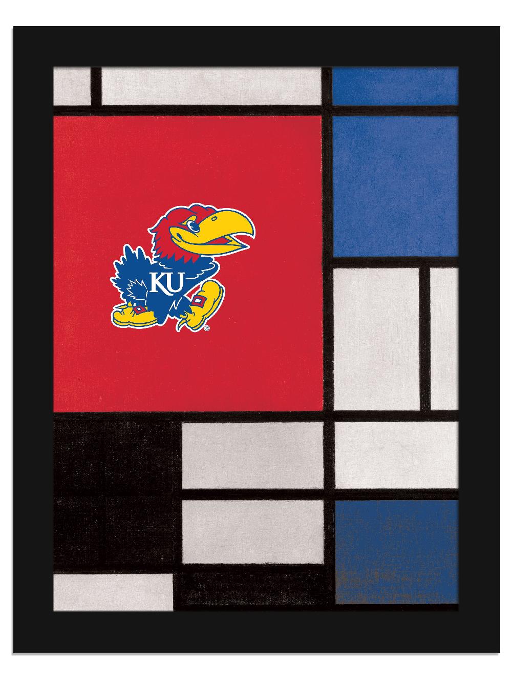 fan creations Kansas Team Composition 12x16