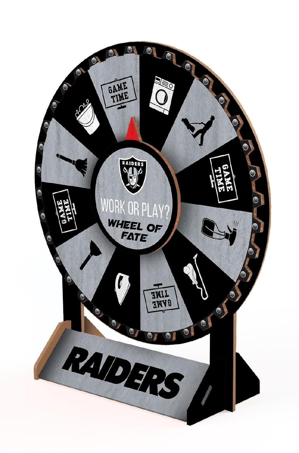 fan creations Las Vegas Raiders Wheel of Fate