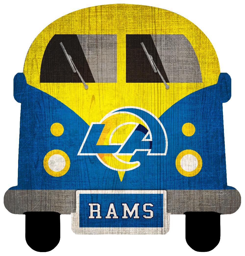fan creations Los Angeles Rams 12" Team Bus Sign